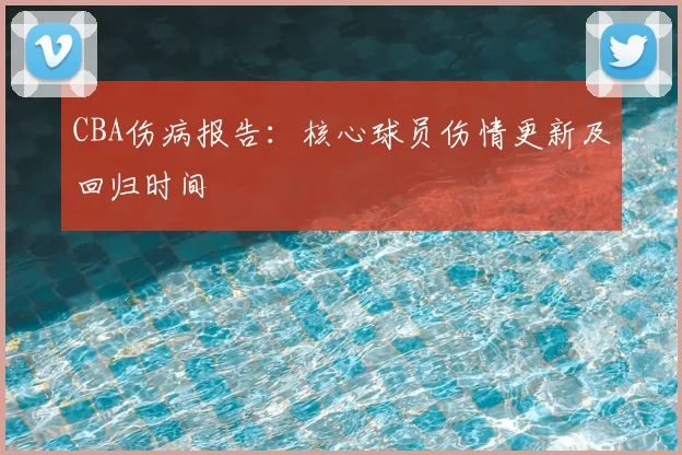 CBA伤病报告：核心球员伤情更新及回归时间